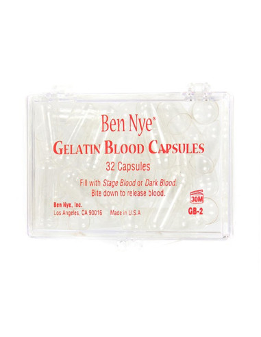 Ben Nye Gelatin Blood Capsules 32 pcs