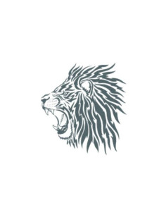 Tattooed Now! - Roaring Tribal Lion