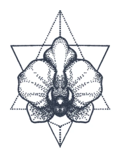 tattooed-now-dotwork-orchid-flower