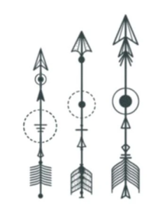Tattooed Now! - Arrow Geometric Set