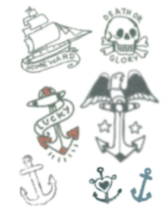 Tattooed Now! - Small Sailor Set