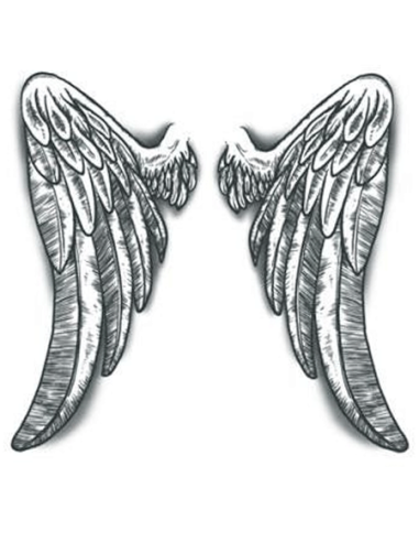 Tattooed Now! - Angel Wings Tattoo