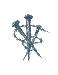tattooed-now-three-nails-with-barbwire