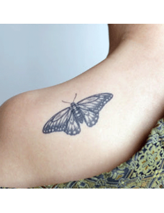 Tattooed Now! Dotwork Moth Tattoo 2