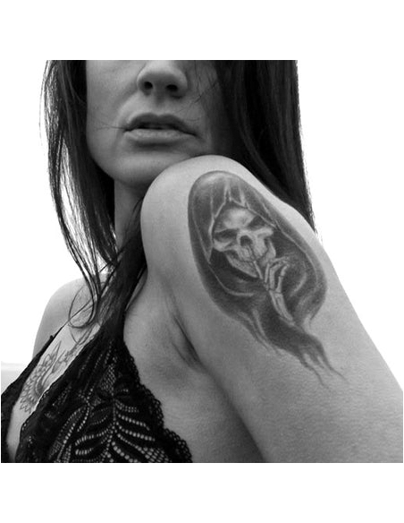 Tattooed Now! Messenger of Death Tattoo